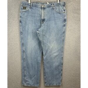 Cinch Men's Light Wash Jeans W43 L30 100% Cotton Denim Straight Leg